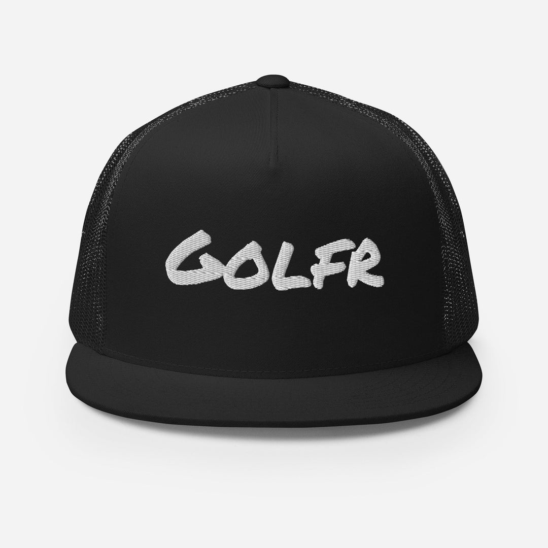 Golfr Flat Brim Trucker Golf Hat - DadHats.Co - Fast and free shipping on all US Orders Over $75! Shop Now!