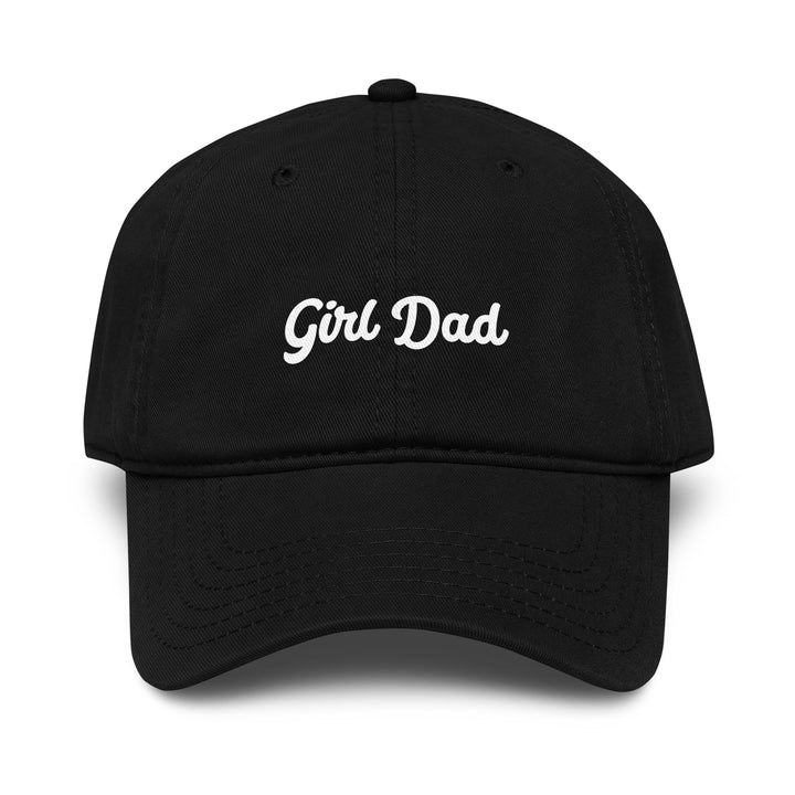 Girl Dad Dad Hat – Black – Front View