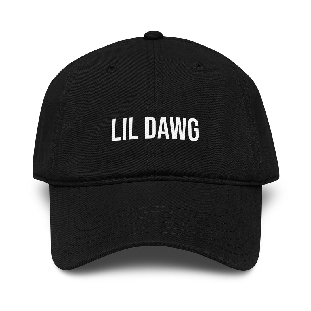 Lil Dawg Dad Hat – Black – Front View