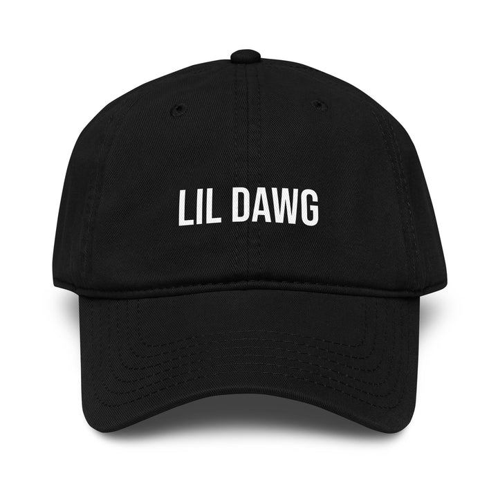 Lil Dawg Dad Hat – Black – Front View