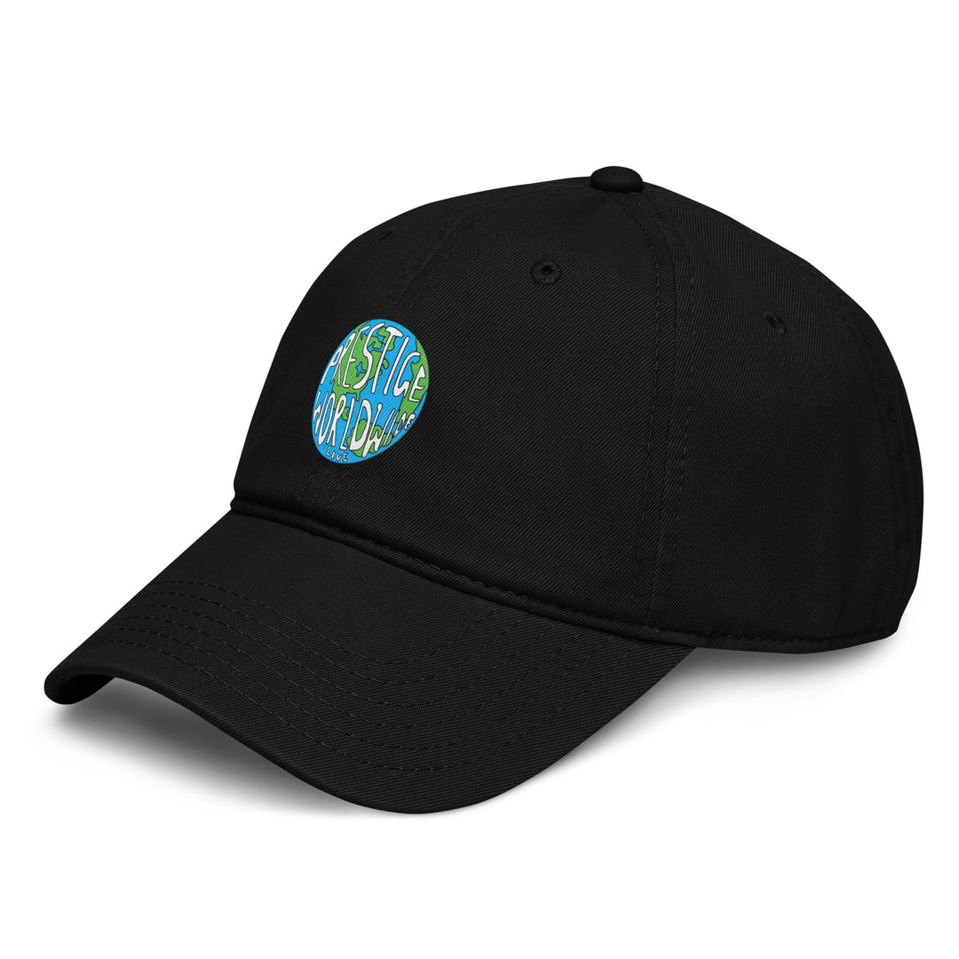 Prestige Worldwide Dad Hat – Black – Left Side