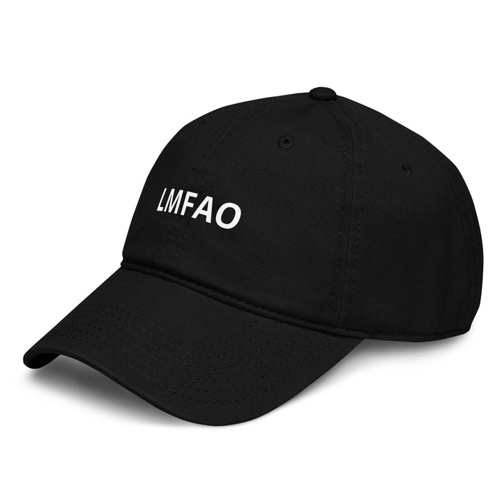 LMFAO Dad Hat – Black – Left Side