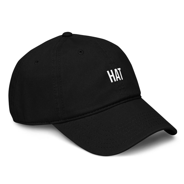 Hat Dad Hat – Black – Right Side
