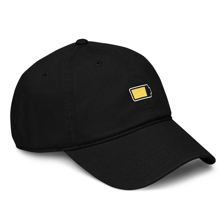 Medium Battery Dad Hat – Black – Right Side