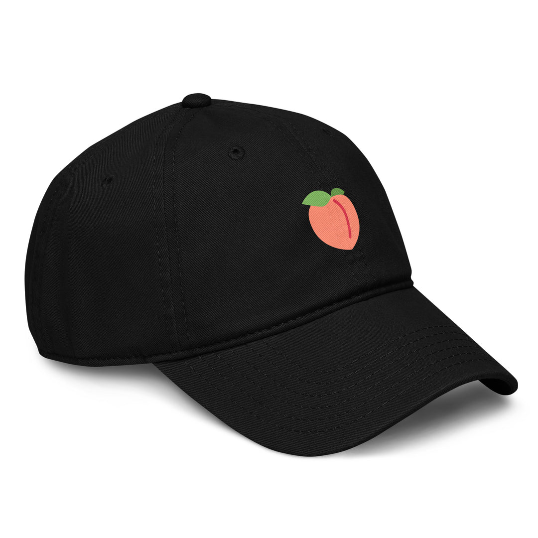 Peachy Dad Hat – Black – Right Side