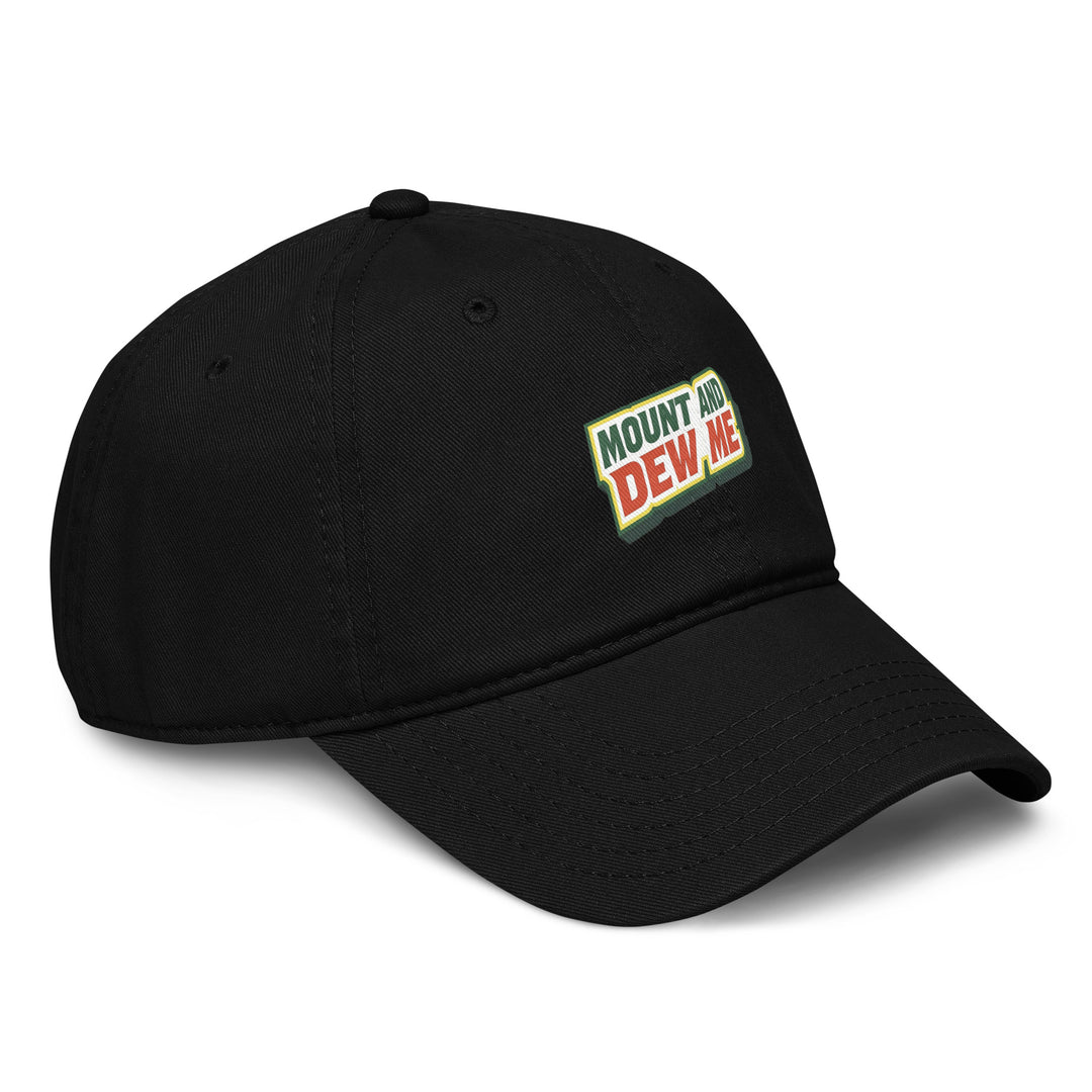 Mount And Dew Me Dad Hat – Black – Right Side