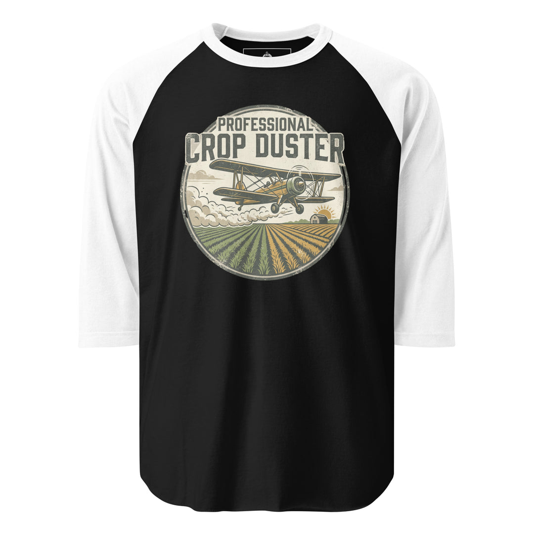 Professional Crop Duster Raglan — alternate color view