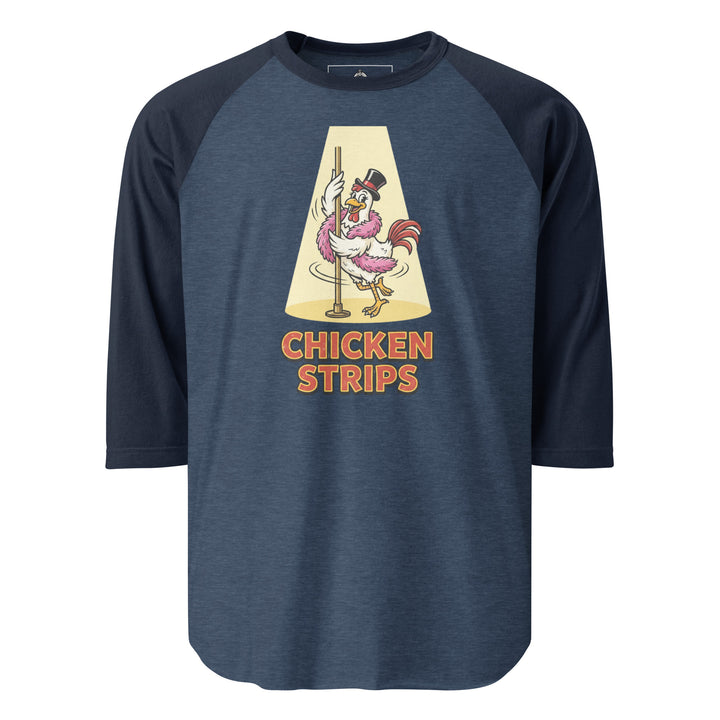 Chicken Strips Raglan — alternate color view