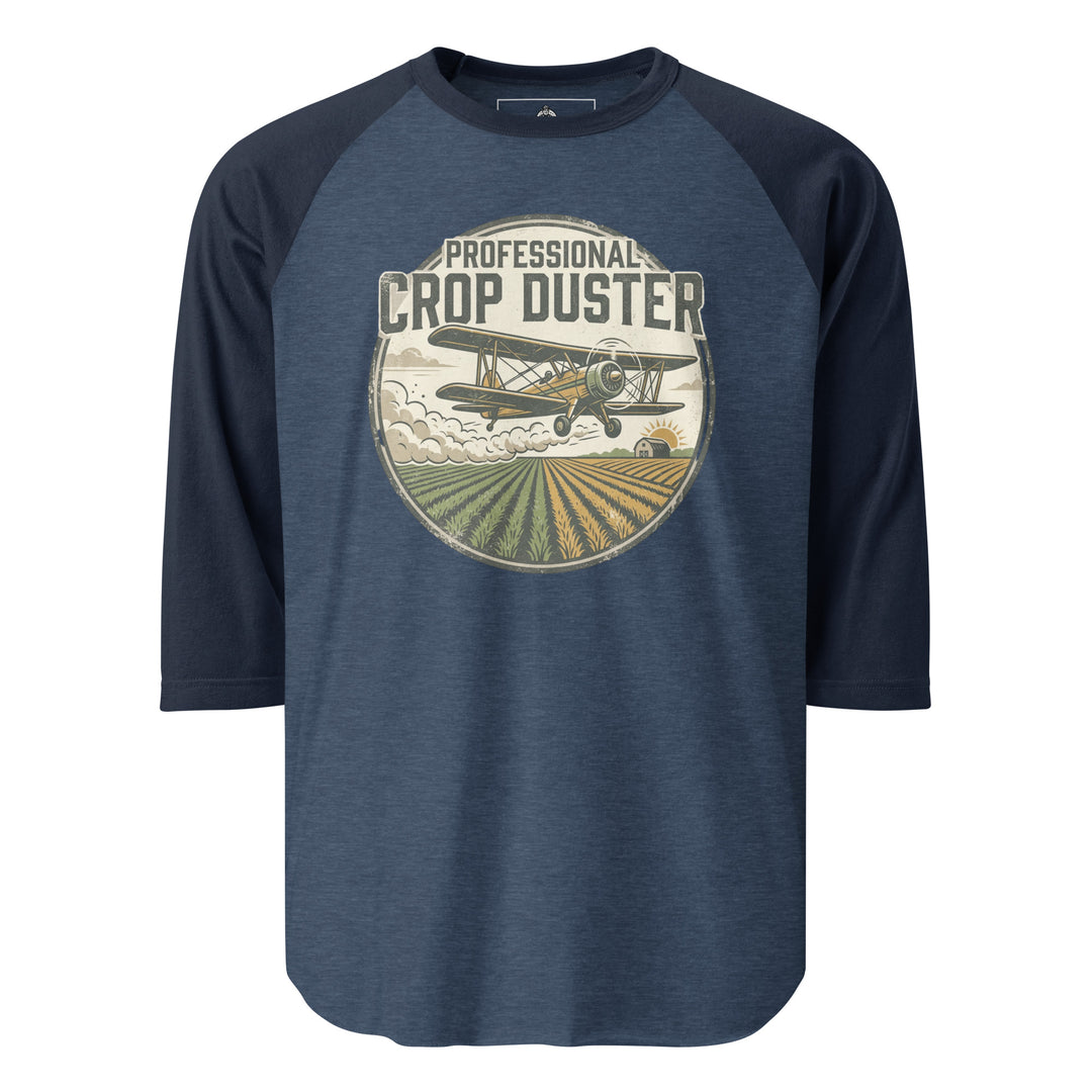 Professional Crop Duster Raglan — alternate color view