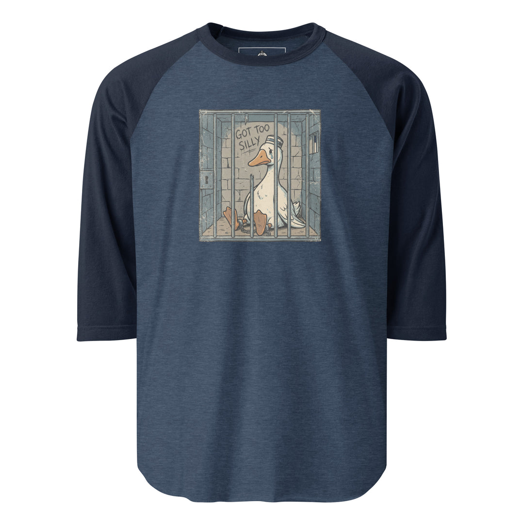 Got Too Silly Raglan — alternate color view