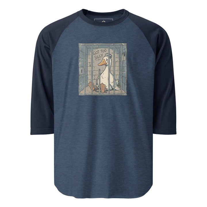 Got Too Silly Raglan — alternate color view