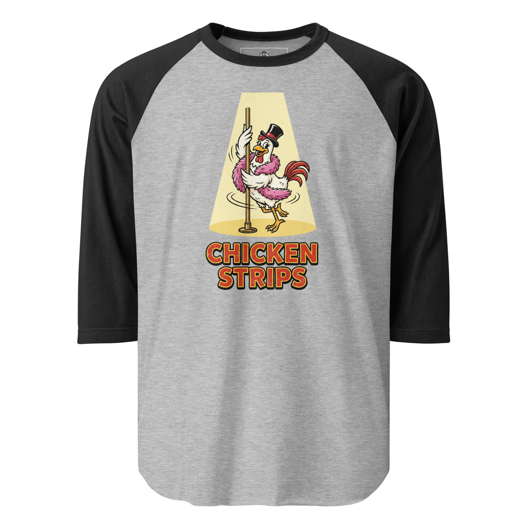 Chicken Strips Raglan — alternate color view