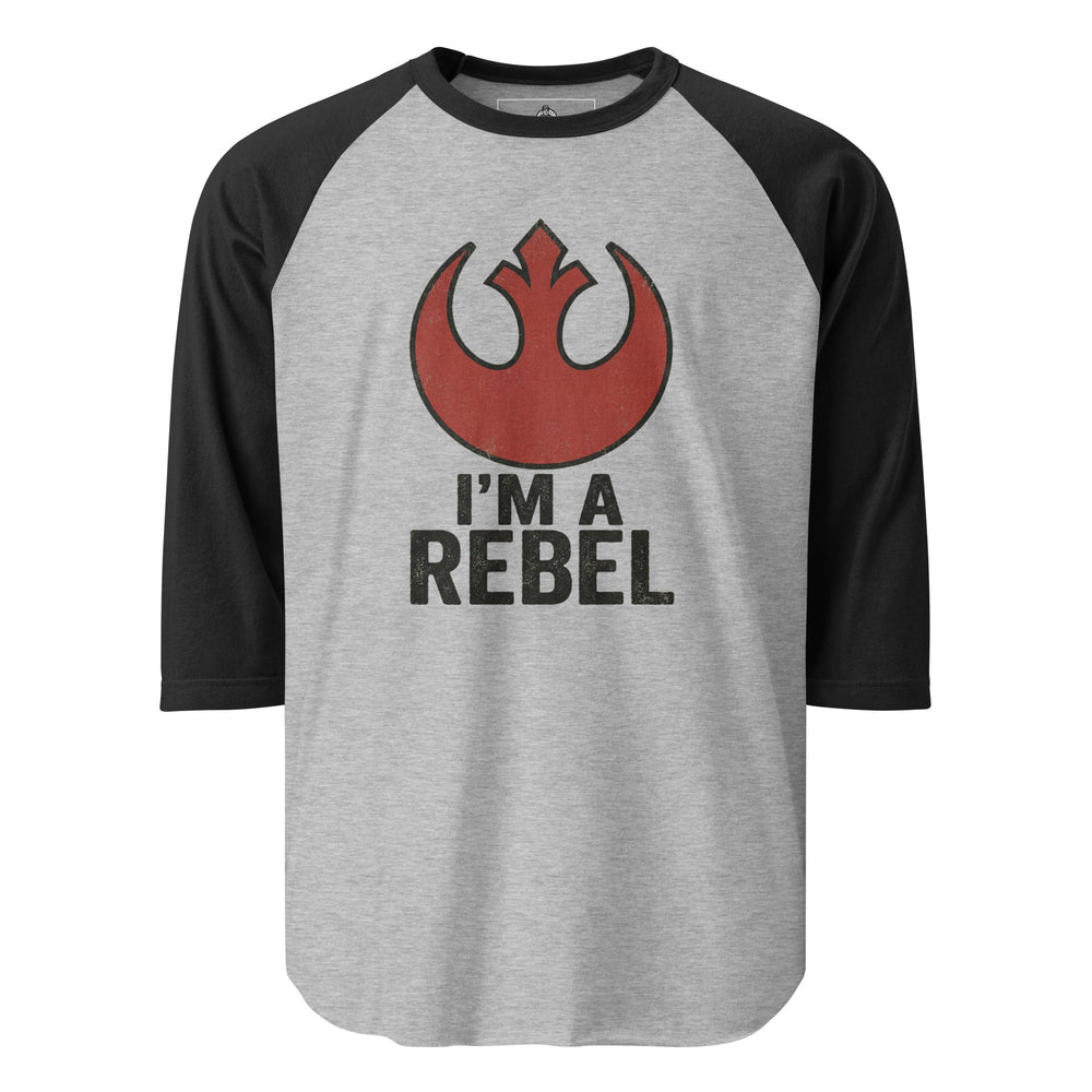 I'm A Rebel Raglan — alternate color view