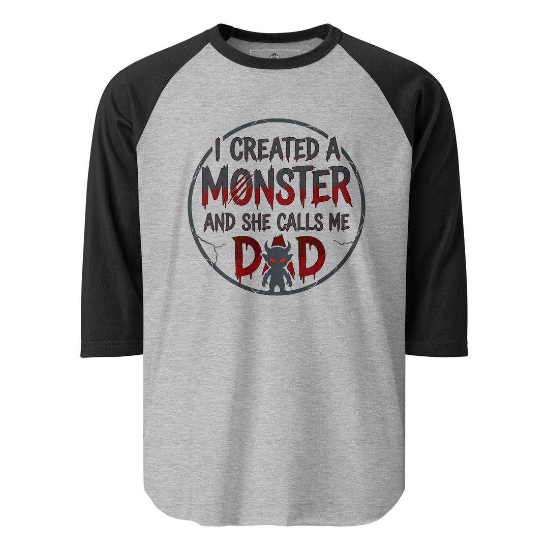 I Created A Monster Raglan — alternate color view