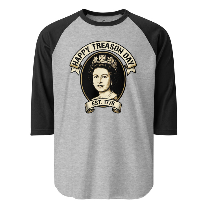 Happy Treason Day Raglan — alternate color view