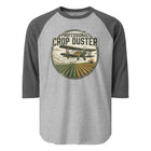 Professional Crop Duster 3/4 sleeve raglan shirt