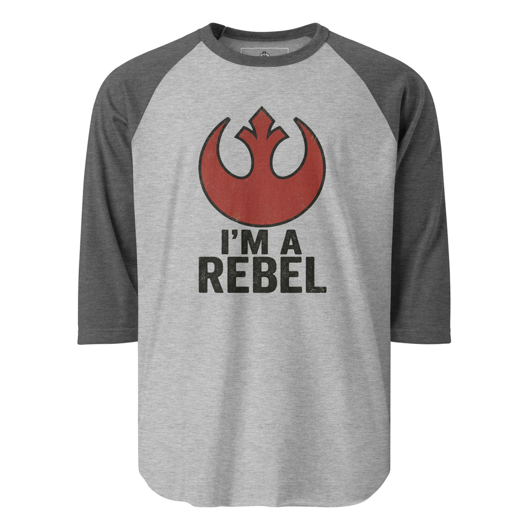 I'm A Rebel Raglan — alternate color view