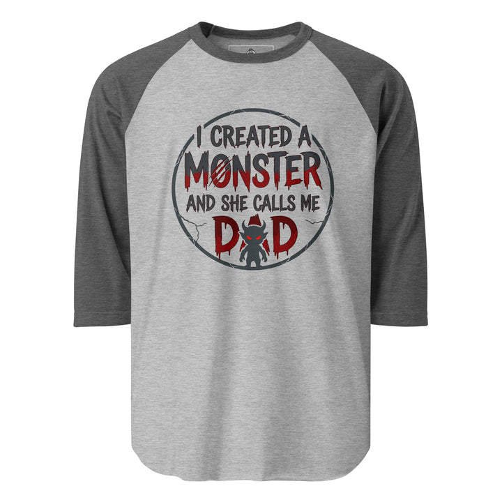 I Created A Monster Raglan — alternate color view