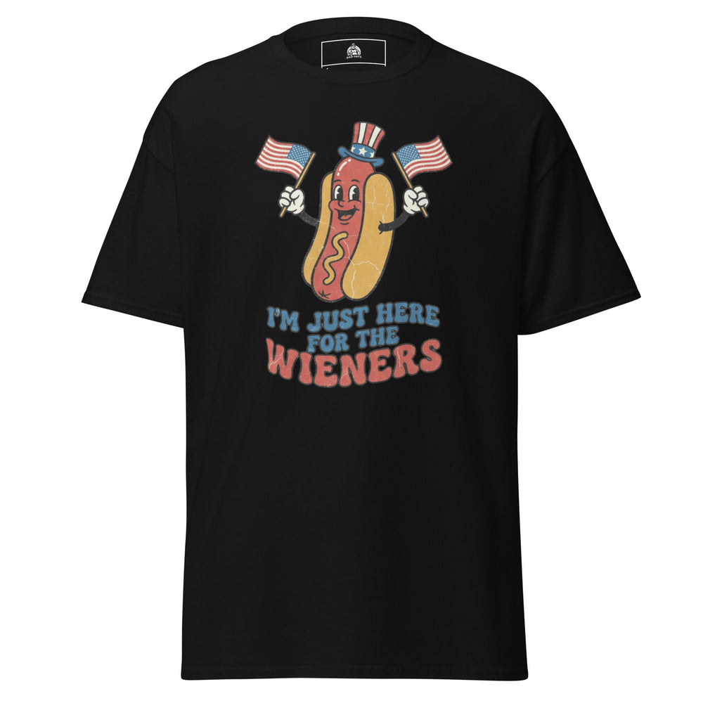 I'm Just Here For The Wieners Tee Tee — alternate color view