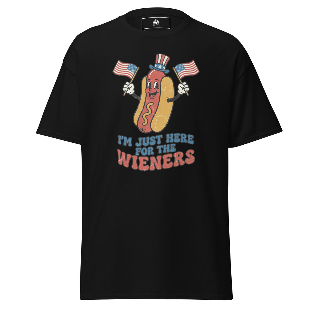 I'm Just Here For The Wieners Tee Tee — alternate color view
