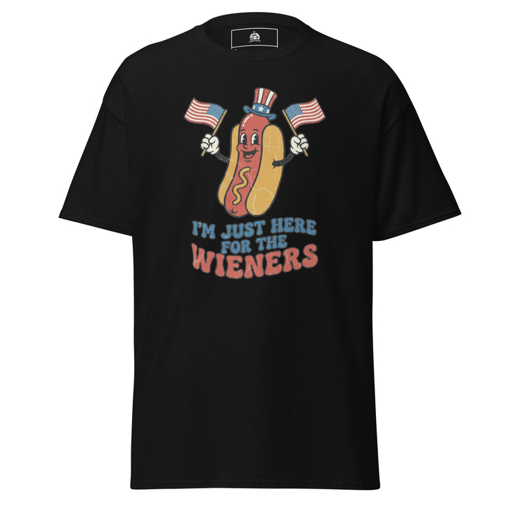 I'm Just Here For The Wieners Tee Tee — alternate color view