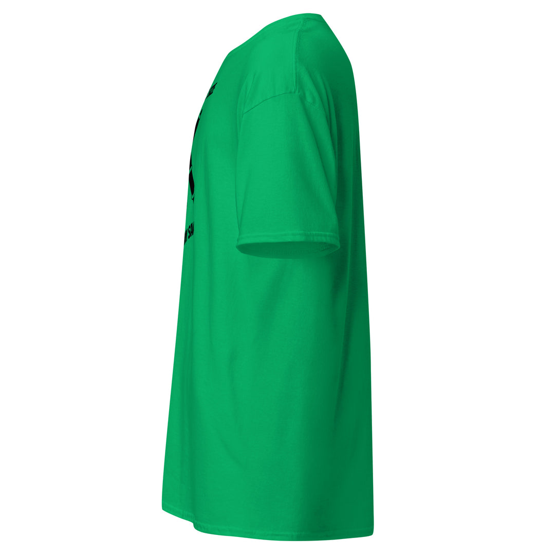 You Should See the Size of My Sack Funny… Funny Graphic T-Shirt – Irish Green – Left Side