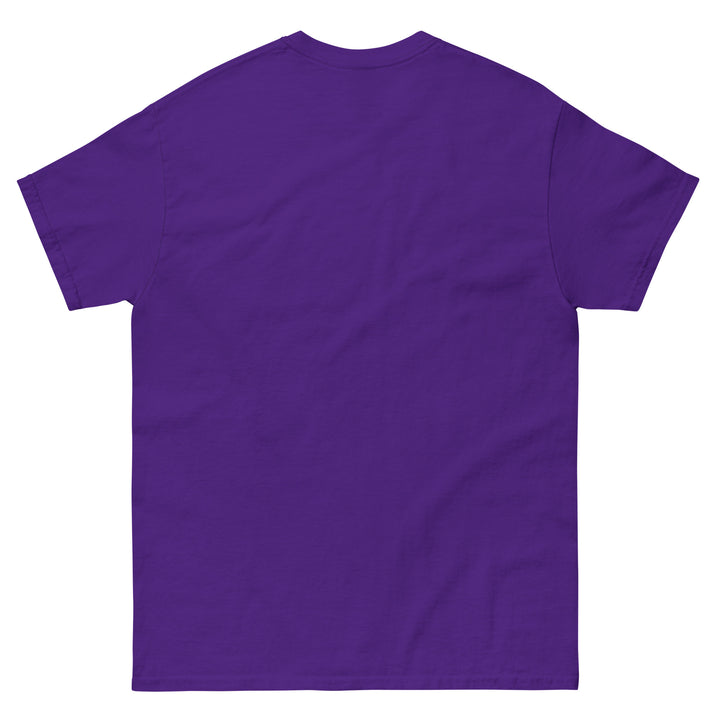 “Meh, Maybe Later” Funny Graphic T-Shirt – Purple – Back View
