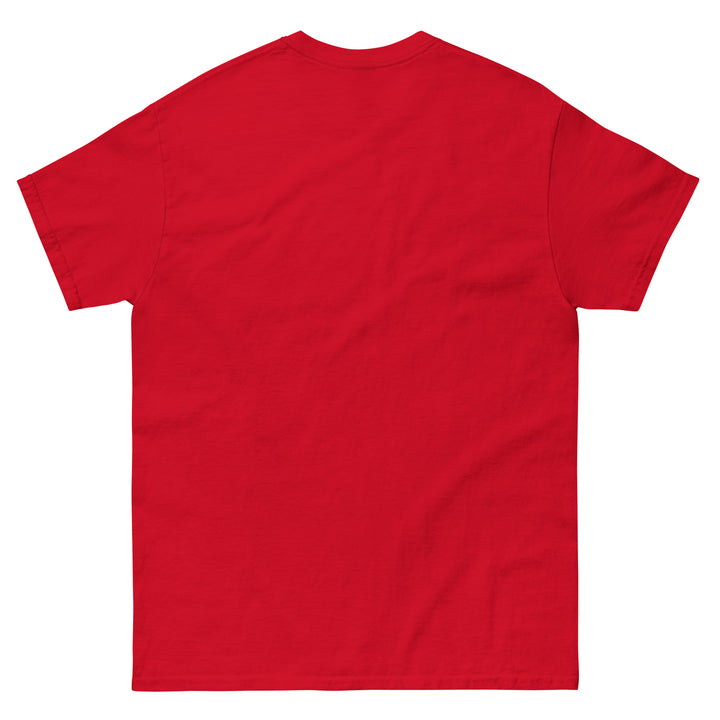 “Meh, Maybe Later” Funny Graphic T-Shirt – Red – Back View