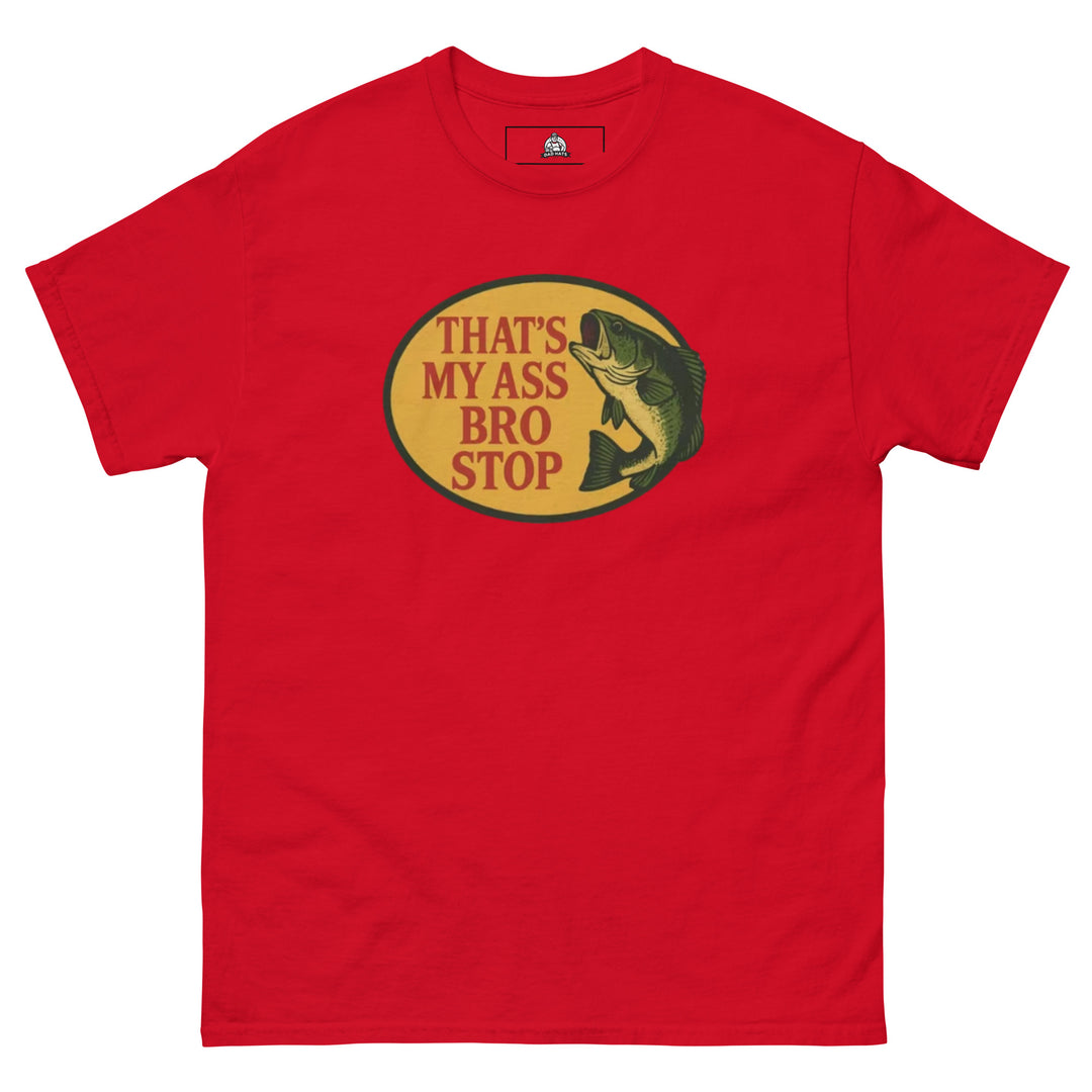That's My Ass Bro Stop Tee Tee — alternate color view