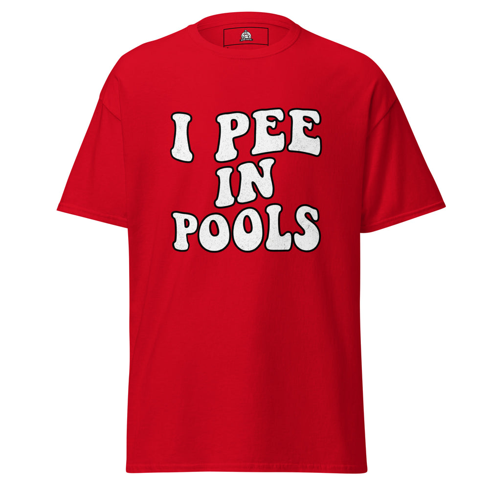 I Pee In Pools Tee — alternate color view