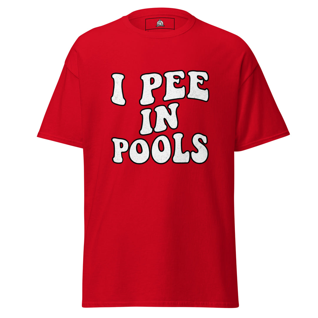 I Pee In Pools Tee — alternate color view