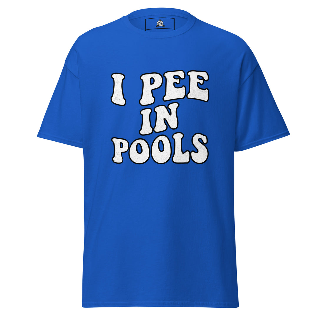 I Pee In Pools Tee — alternate color view