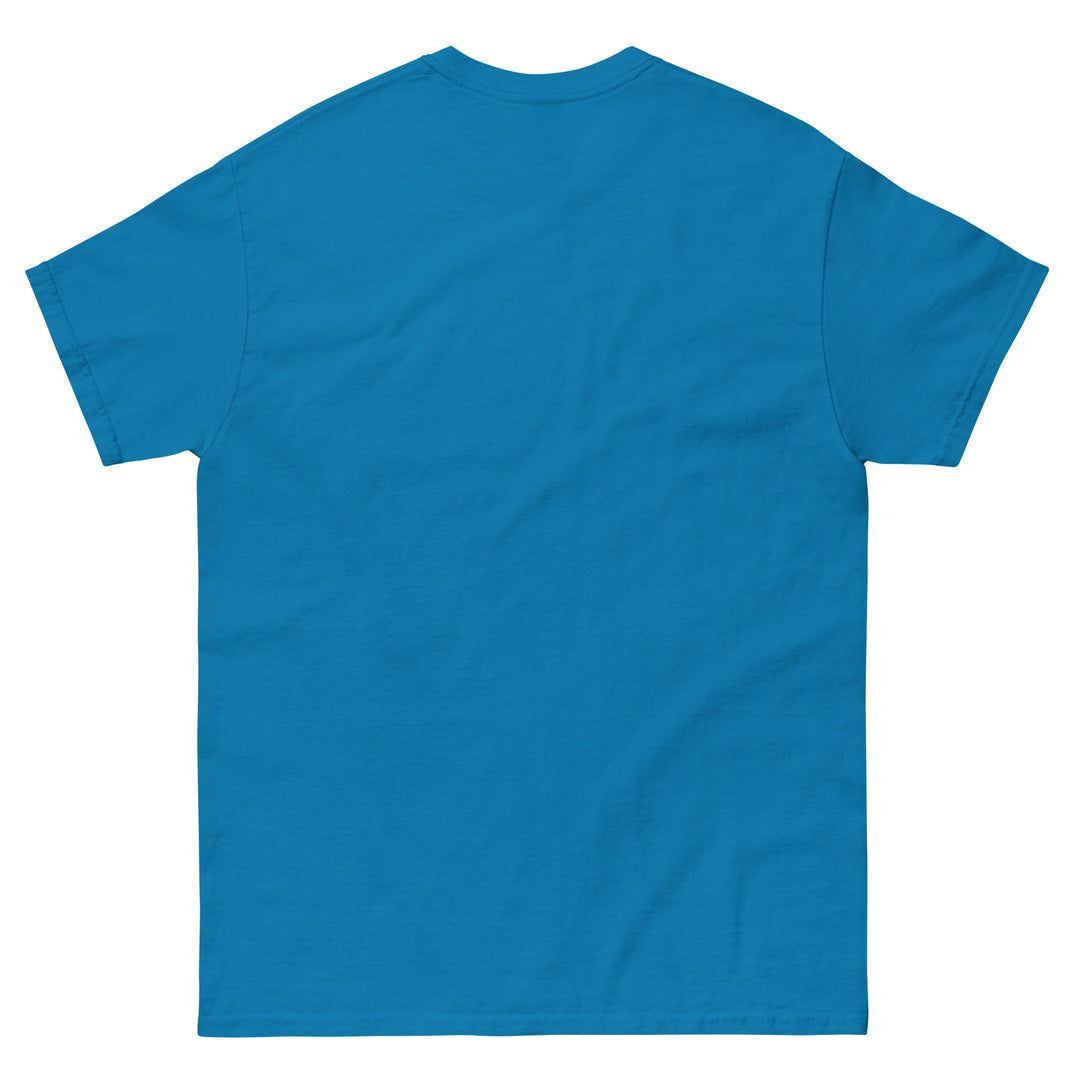 “Meh, Maybe Later” Funny Graphic T-Shirt – Sapphire – Back View