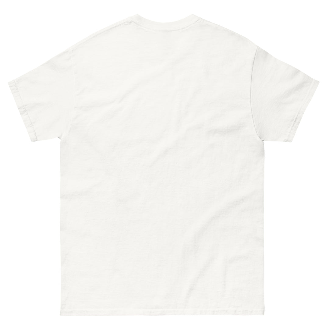 I Am Off My Meds Graphic Funny Graphic T-Shirt – White – Back View
