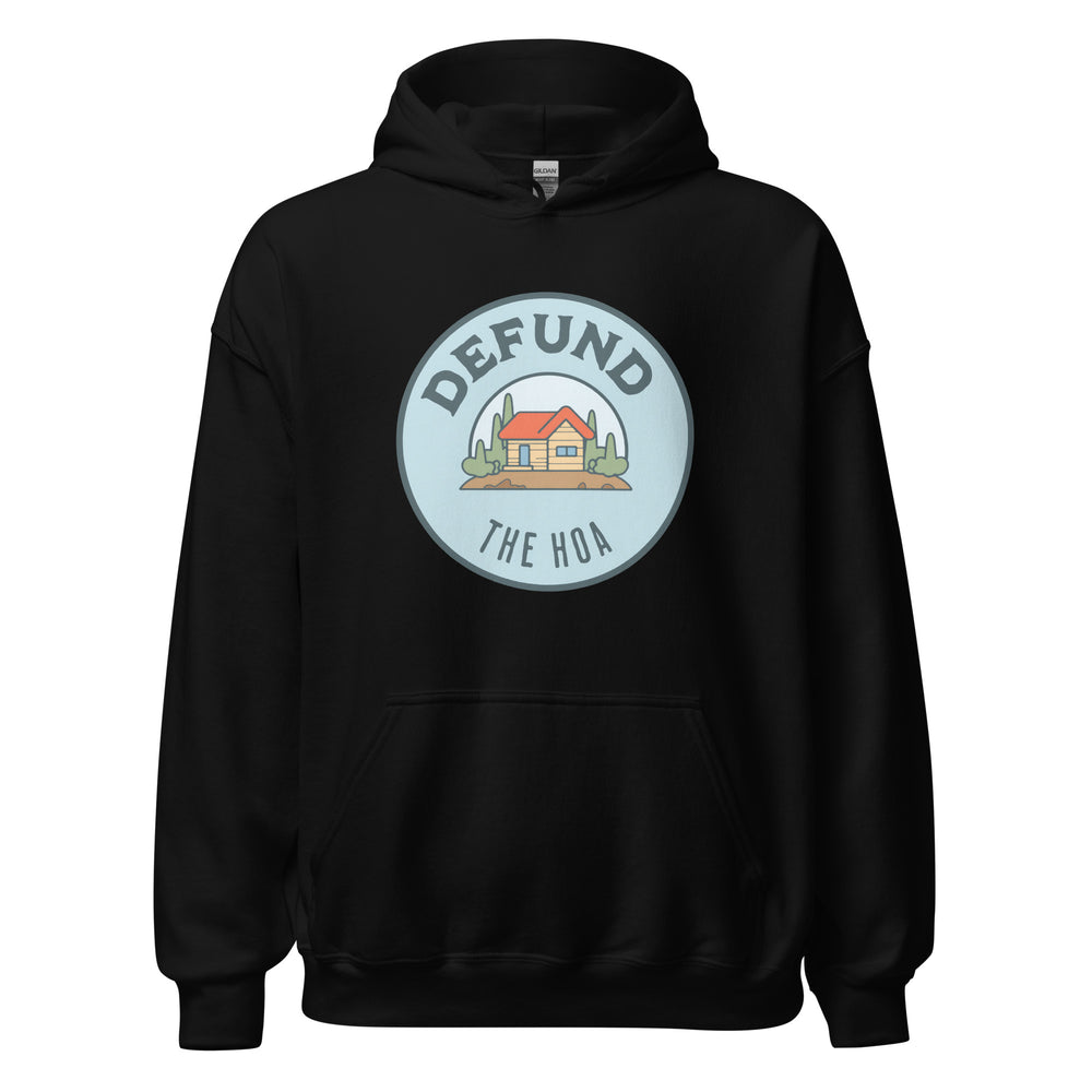Defund The HOA Hoodie — alternate color view