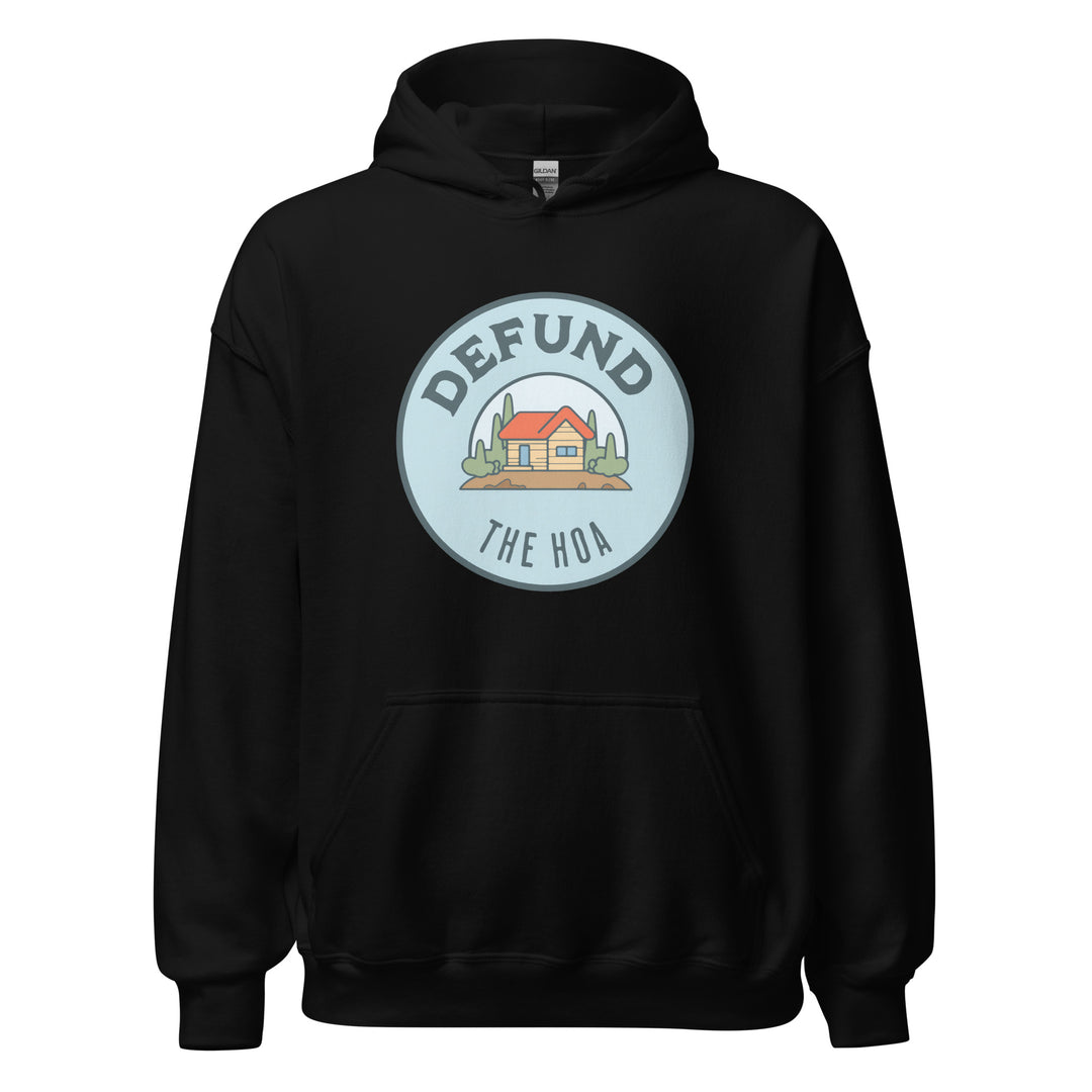 Defund The HOA Hoodie — alternate color view
