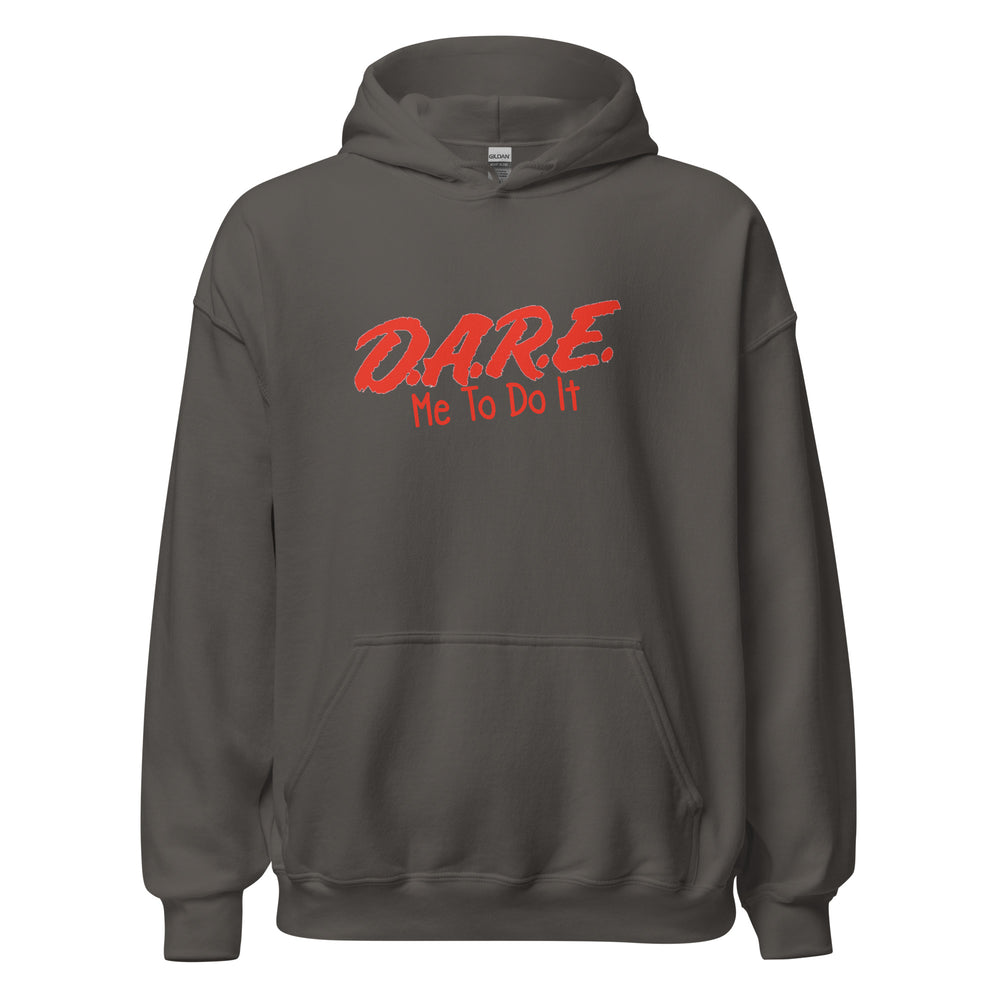 Dare Me To Do It — a mischievous Dare Me To Do It character design, printed on a unisex hoodie.