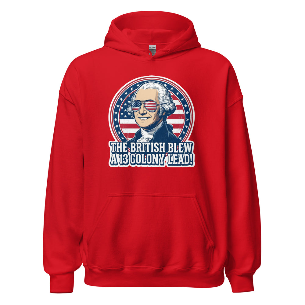 The British Blew A 13 Colony Lead Hoodie — alternate color view