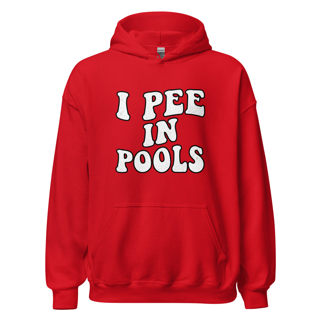 I Pee In Pools Hoodie — alternate color view