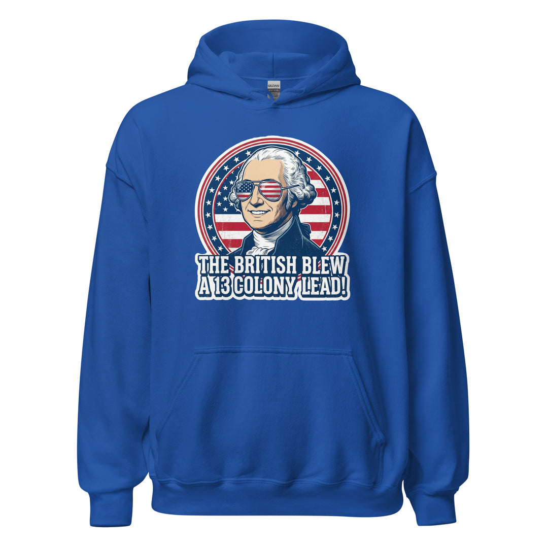 The British Blew A 13 Colony Lead Hoodie — alternate color view
