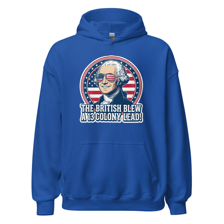 The British Blew A 13 Colony Lead Hoodie — alternate color view
