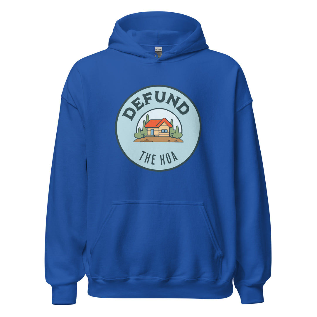 Defund The HOA Hoodie — alternate color view