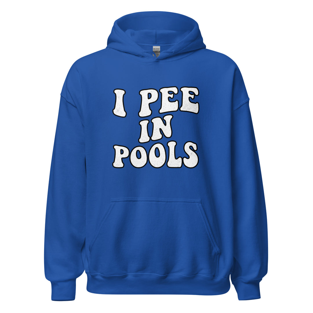I Pee In Pools Hoodie — alternate color view