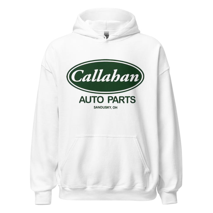 Callahan Auto Parts — a retro Callahan Auto Parts auto-shop logo, printed on a unisex hoodie.