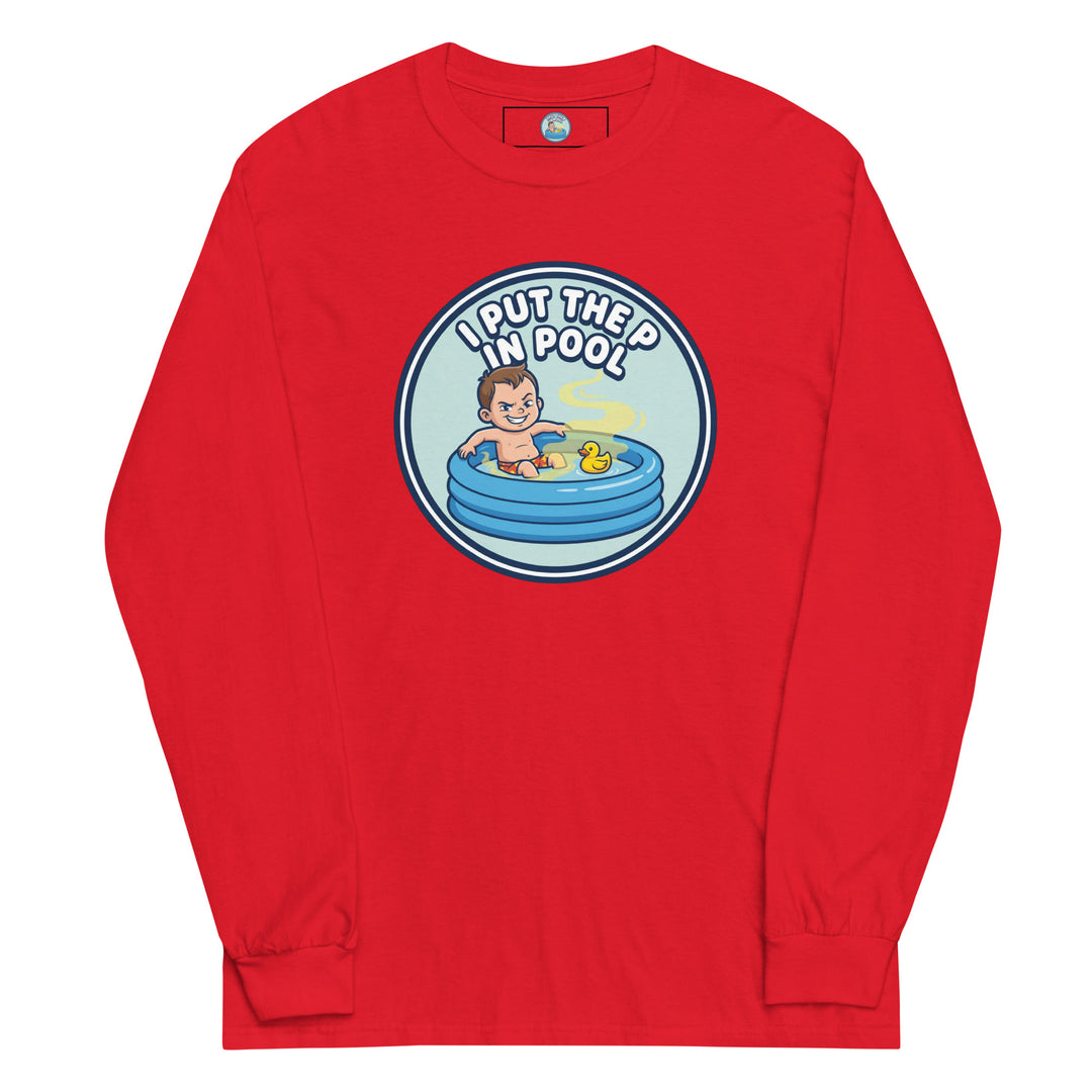 I Put The P In Pool Long Sleeve — alternate color view