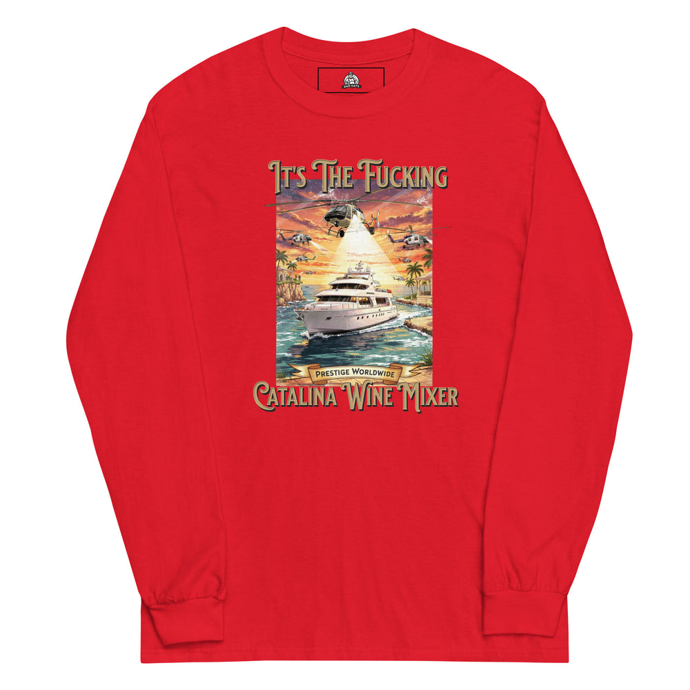Catalina Wine Mixer — a Catalina Wine Mixer event-style design, printed on a long sleeve shirt.