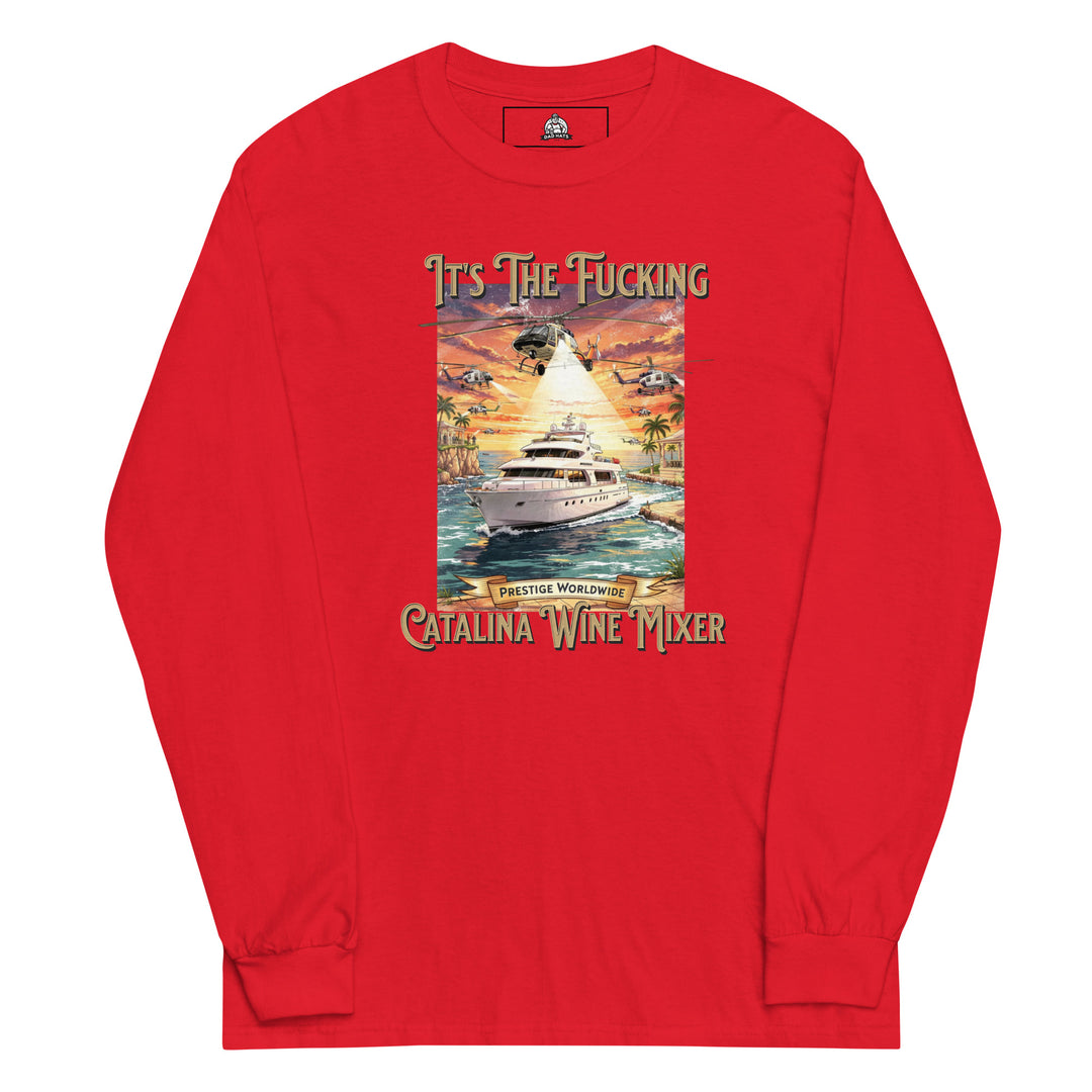 Catalina Wine Mixer — a Catalina Wine Mixer event-style design, printed on a long sleeve shirt.