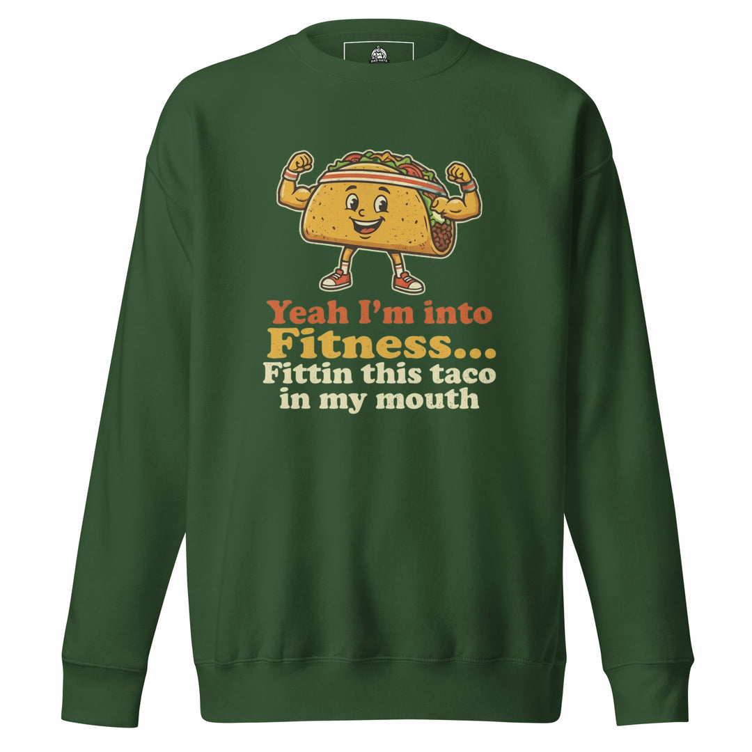 Yeah I'm Into Fitness Sweatshirt — alternate color view