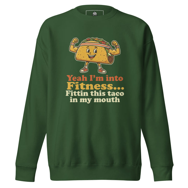 Yeah I'm Into Fitness Sweatshirt — alternate color view