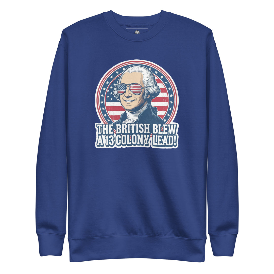 The British Blew A 13 Colony Lead Sweatshirt — alternate color view